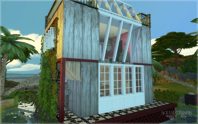 Sims 4 36 Caterpillar house at SoulSisterSims