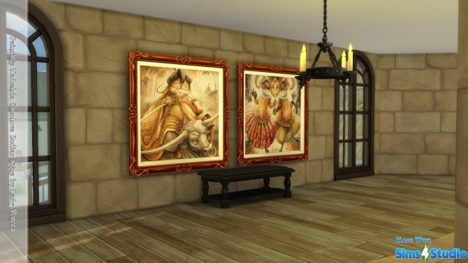 Sims 4 Paintings Nadezhda Sokolova Zodiac Signs at Lady Venera