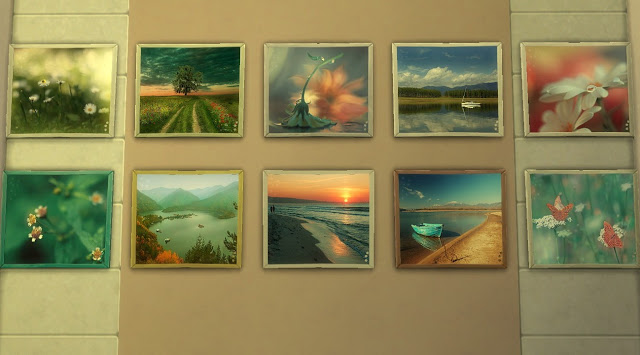 Sims 4 Postcard Board with J Nan`s photos at Sauris Sims4