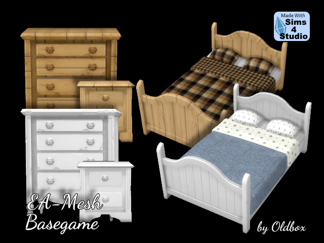 Sims 4 Perfectly bedroom by Oldbox at All 4 Sims