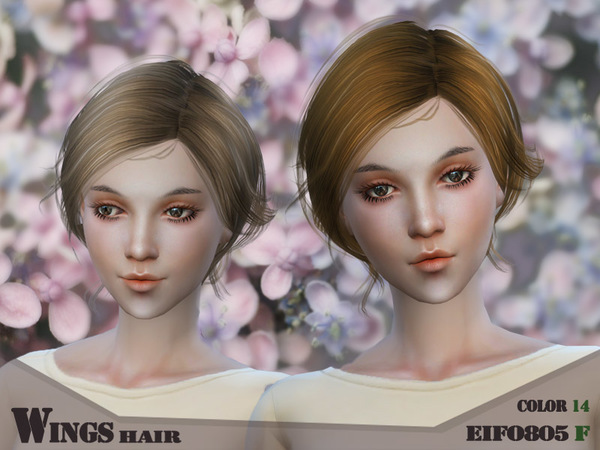 Sims 4 Hair F EIFO805 by WingsSims at TSR