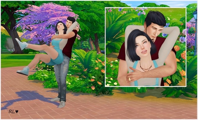 Sims 4 Sweet moments with you poses at Rethdis love
