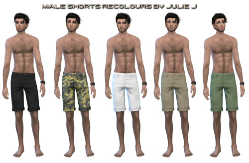 Sims 4 Male Shorts Recolours at Julietoon – Julie J