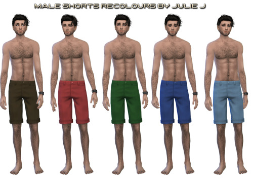 Sims 4 Male Shorts Recolours at Julietoon – Julie J
