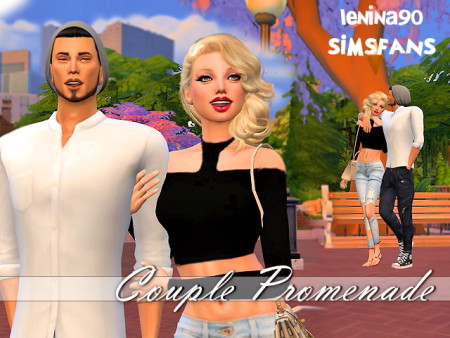 Couple Promenade poses by lenina 90 at Sims Fans