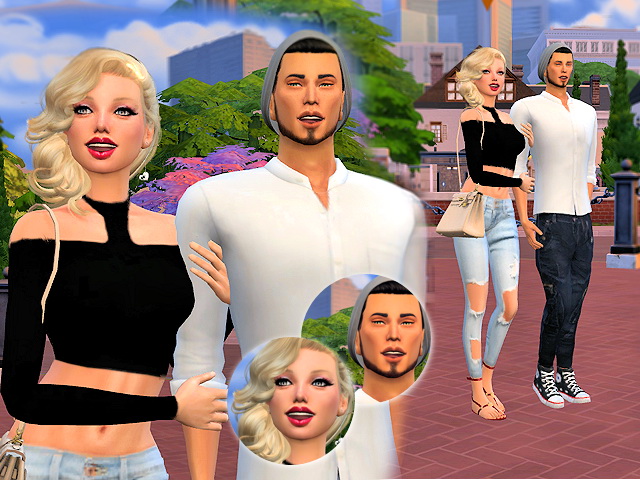 Sims 4 Couple Promenade poses by lenina 90 at Sims Fans