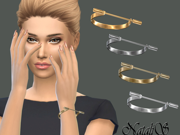 Sims 4 Tie pin bracelet by NataliS at TSR
