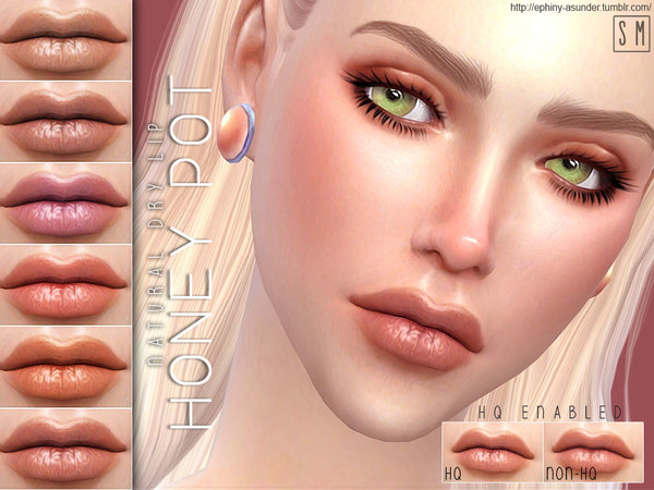 Sims 4 Honey Pot Natural Lip Colour by Screaming Mustard at TSR