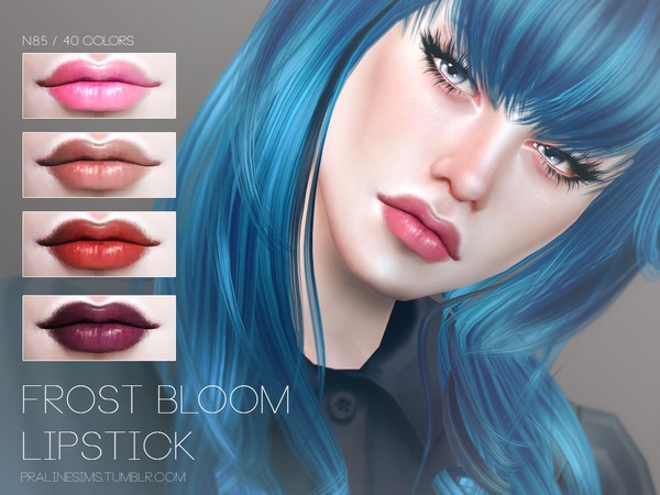 Sims 4 Frost Bloom Lipstick N85 by Pralinesims at TSR