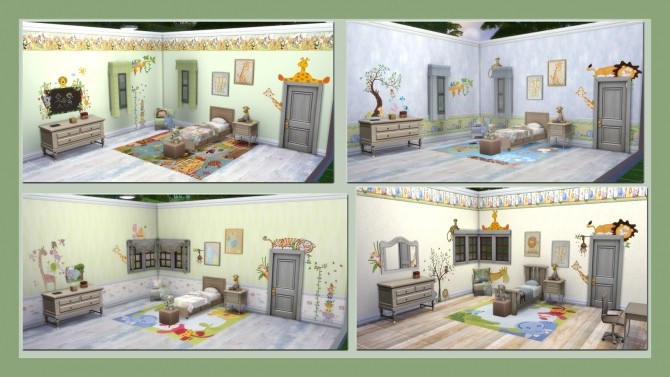 Sims 4 JUNGLE AND FRIENDS SET at Alelore Sims Blog