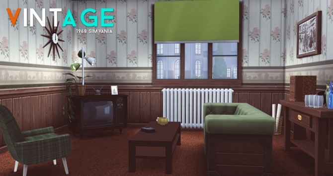 Sims 4 2 Vintage Televisions at Onyx Sims