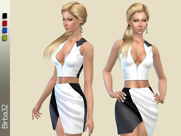 Sims 4 Tessa Dress by Birba32 at TSR