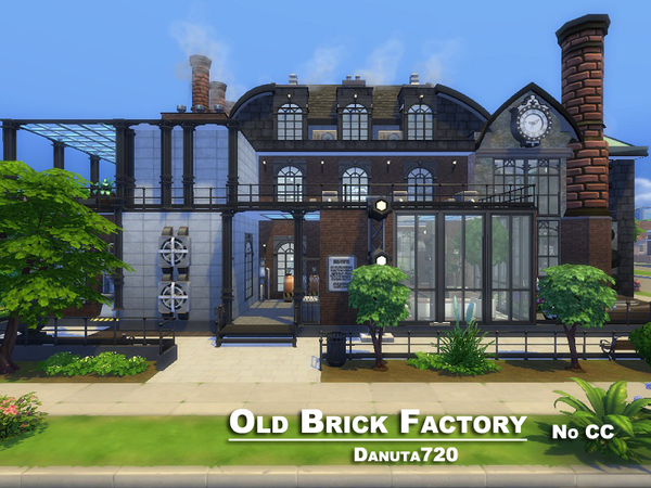 Sims 4 Old Brick Factory by Danuta720 at TSR