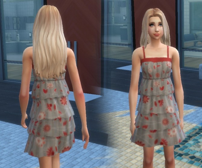 Sims 4 Layered Dress at My Stuff