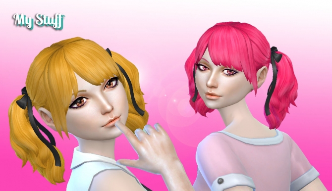 Rival Hairstyle by Kiara Zurk at My Stuff » Sims 4 Updates