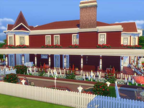 Sims 4 The Kensington house by sharon337 at TSR