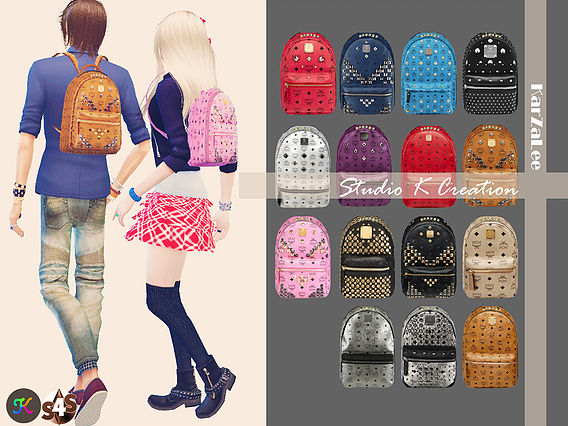 Sims 4 Backpack new mesh by Karzalee at Studio K Creation