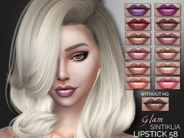 Sims 4 Lipstick 58 by Sintiklia at TSR