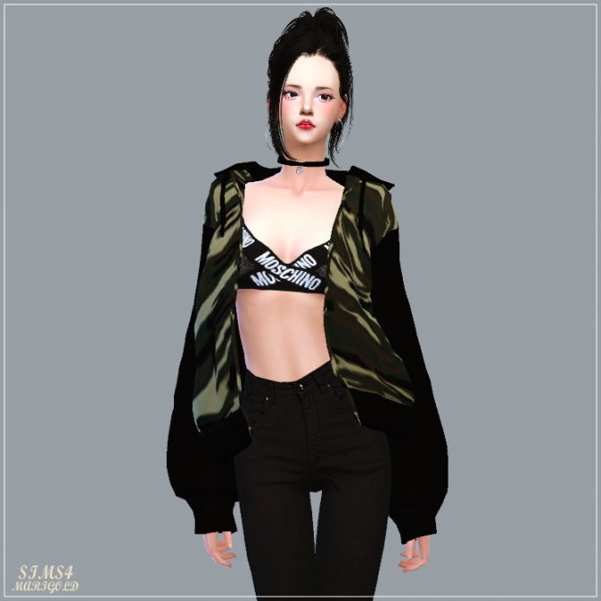 Acc Loosefit Hood Jacket At Marigold Sims 4 Updates