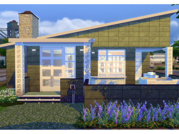 Sims 4 Manx house by Degera at TSR