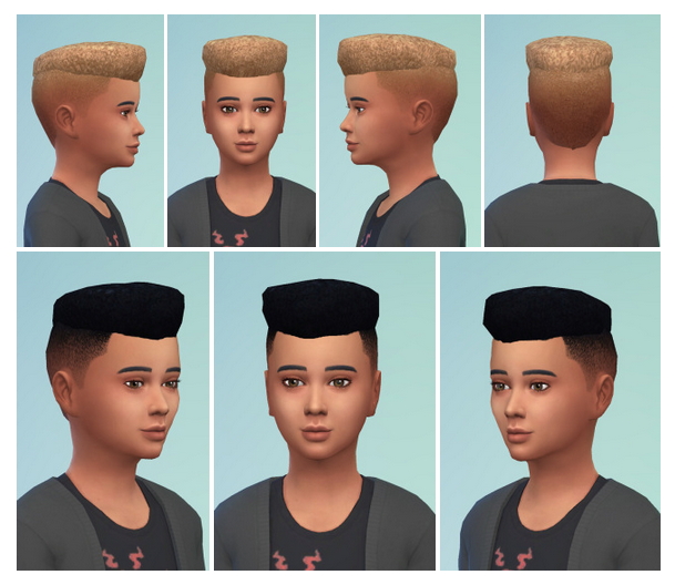 Sims 4 Bart S. Hair at Birksches Sims Blog