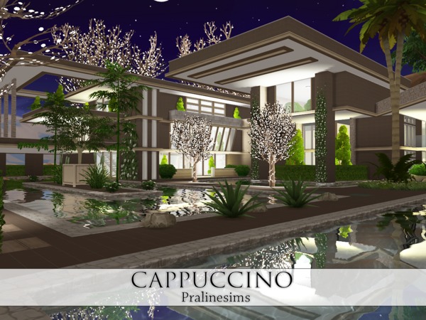 Sims 4 Cappuccino house by Pralinesims at TSR