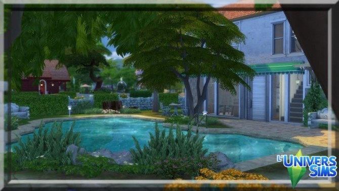 Sims 4 LAmandine house by chipie cyrano at L’UniverSims