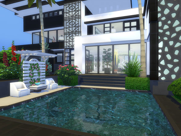 Sims 4 Madera house by Danuta720 at TSR