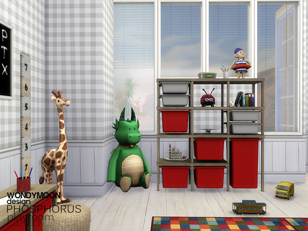 Sims 4 Phosphorus Playroom by wondymoon at TSR