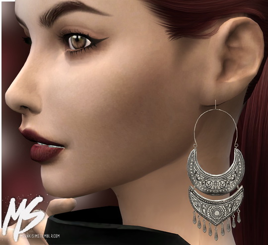 Sims 4 Muse earrings at Merakisims