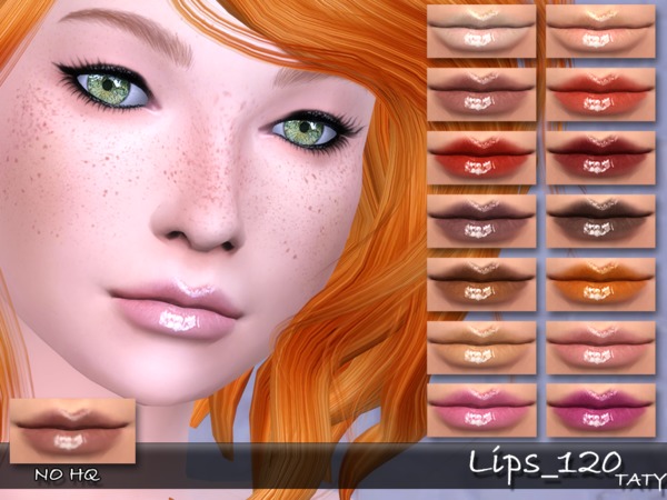 Sims 4 Taty Lips 120 by tatygagg at TSR