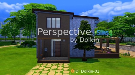 Perspective starter home by Dolkin at ihelensims