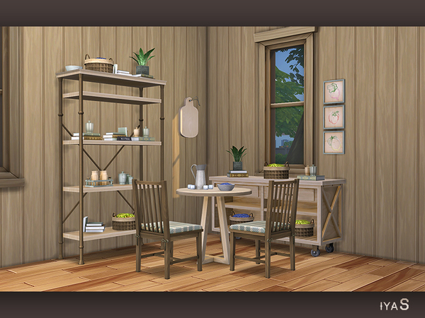 Sims 4 Sunny Morning Rustic set by soloriya at TSR