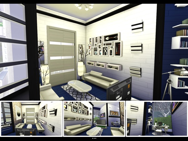 Sims 4 Seaside Micro house by mlpermalino at TSR