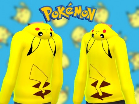Pikachu Hoodie by mhmattman at Mod The Sims