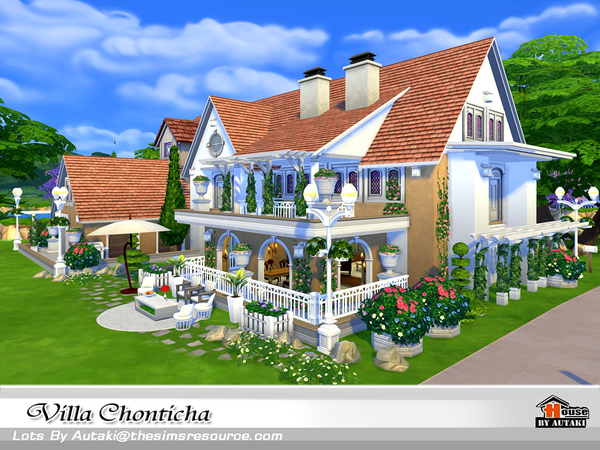 Sims 4 Villa Chonticha by autaki at TSR