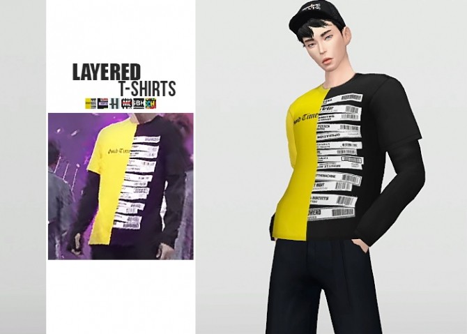 Sims 4 Layered T Shirts at Waekey