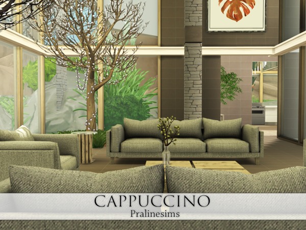 Sims 4 Cappuccino house by Pralinesims at TSR