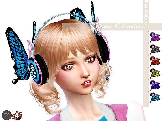 Sims 4 Butterfly headphone at Studio K Creation