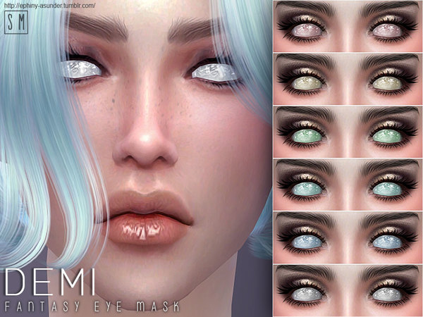 Sims 4 Demi Fantasy Eye Mask by Screaming Mustard at TSR