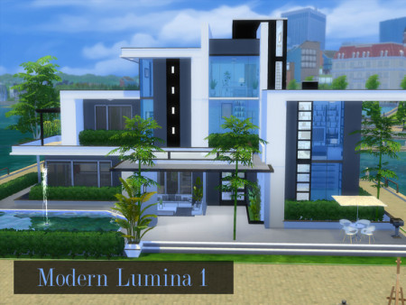 Modern Lumina 1 house by  johnDu at TSR