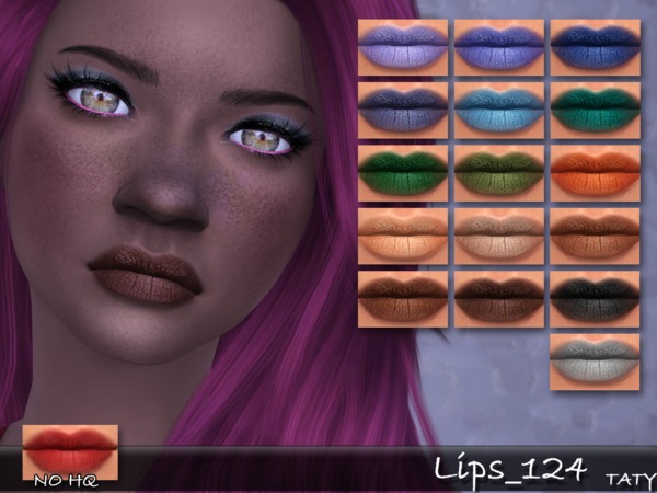 Sims 4 Lips 124 by tatygagg at TSR