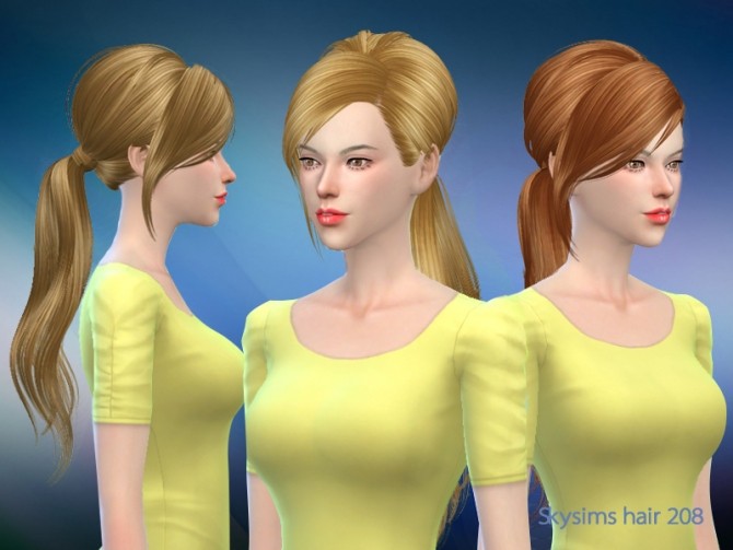 Sims 4 Skysims female hair 288 (Pay) at Butterfly Sims