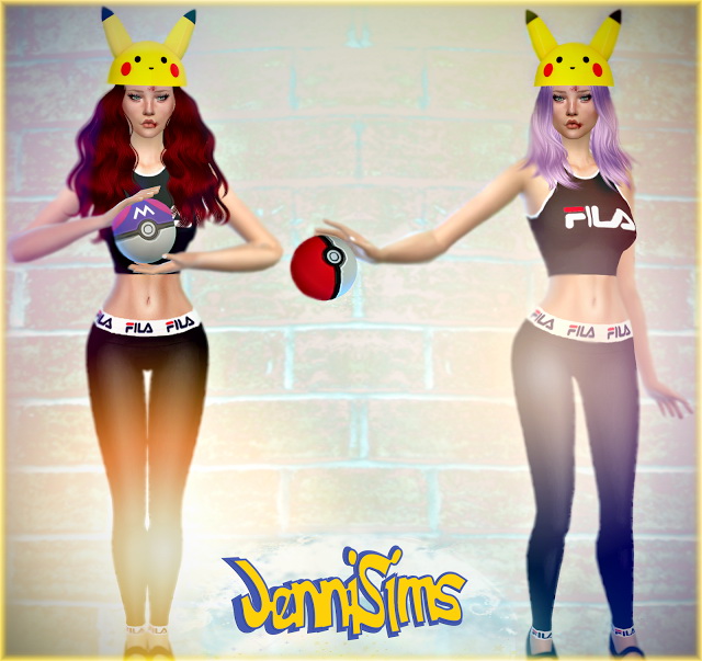 Sims 4 Acc. Pokemon Hat and PokeBalls 5 items at Jenni Sims