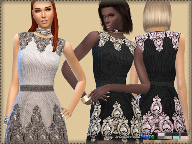 Sims 4 Party Dress at Bukovka