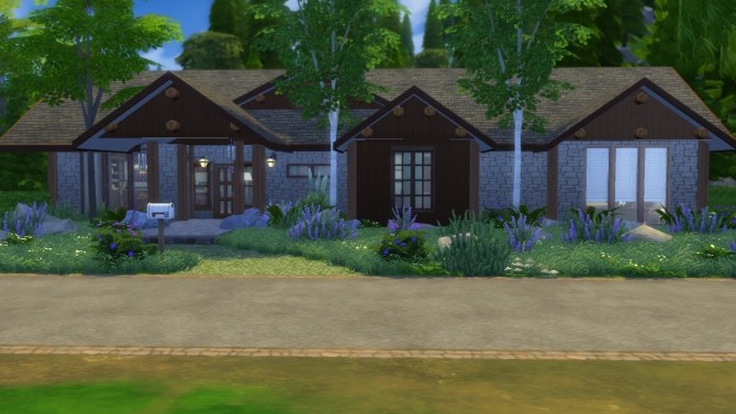 Sims 4 Forest River house by Sortyero29 at Mod The Sims