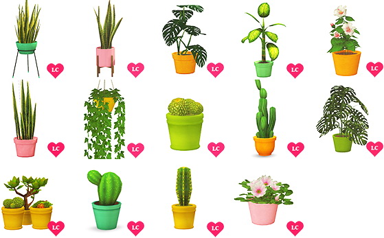 Sims 4 Plants Galore at Lina Cherie