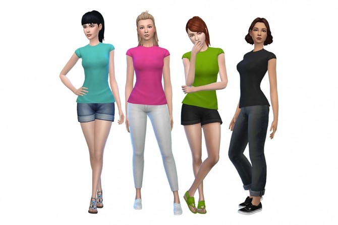 Sims 4 Deetrons Void Critter Shirt Recolors by deelitefulsimmer at SimsWorkshop