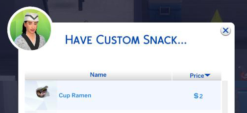 Sims 4 Cup Ramen by ohmysims at Mod The Sims