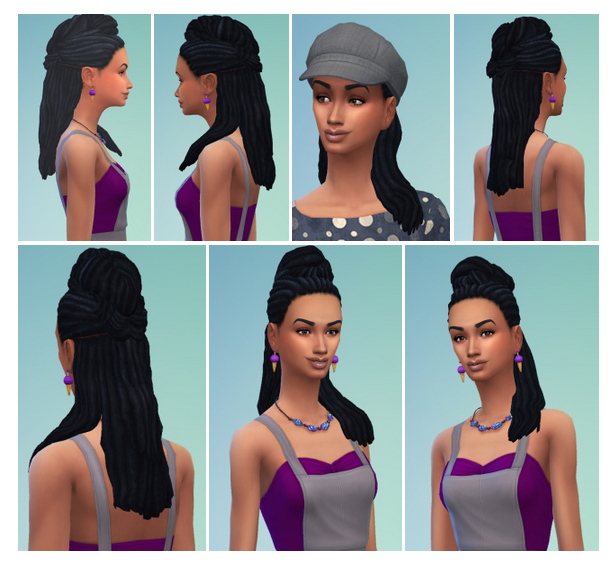 Sims 4 High Twisted Dreads at Birksches Sims Blog